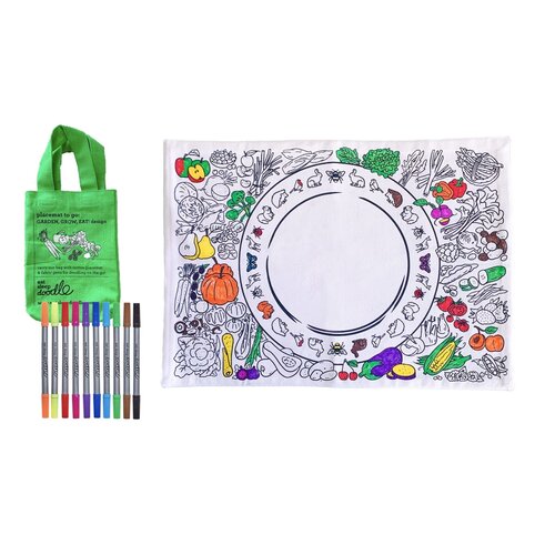 Eatsleepdoodle Placemat to go: de Tuin