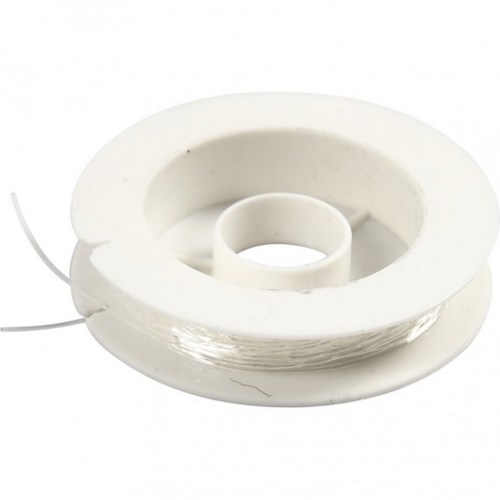 Elastisch Draad rond 0.5mm / 10m Transparant