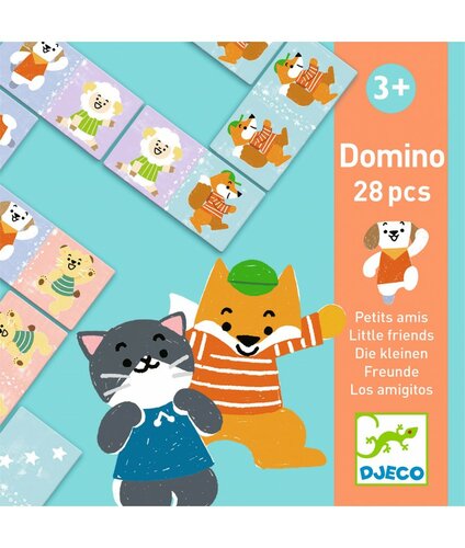 Djeco Domino Little Friends 3+