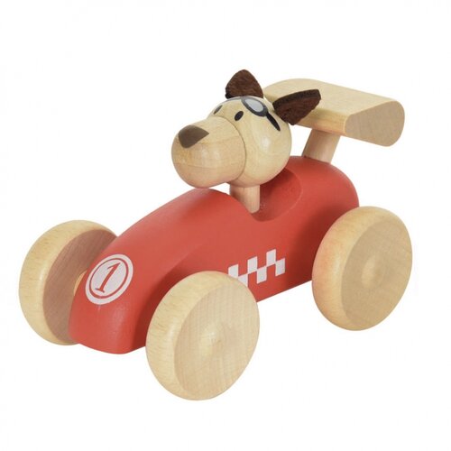 Egmont Toys | Houten Raceauto met hond