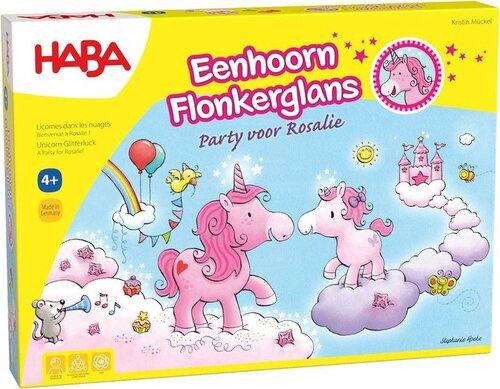 Haba Spel Eenhoorn Flonkerglans Party Voor Rosalie 4+