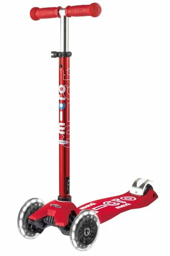 Micro Step | Maxi Micro Scooter Deluxe LED | Red