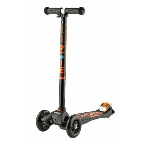 Micro Step | Maxi Micro Scooter Deluxe LED | Black Orange