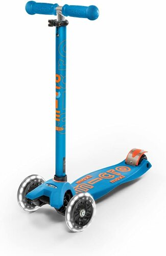 Micro Step | Maxi Micro Scooter Deluxe LED | Caribbean Blue