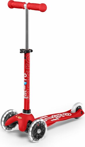 Micro Step | Mini Micro Scooter Deluxe LED | Red