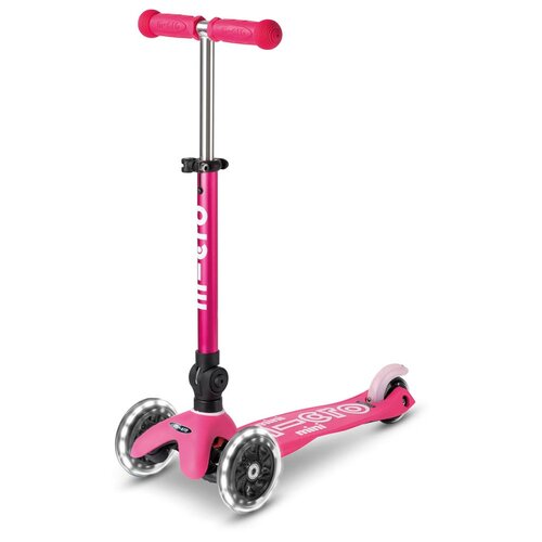 Micro Step | Mini Micro Scooter Deluxe Foldable LED | Pink