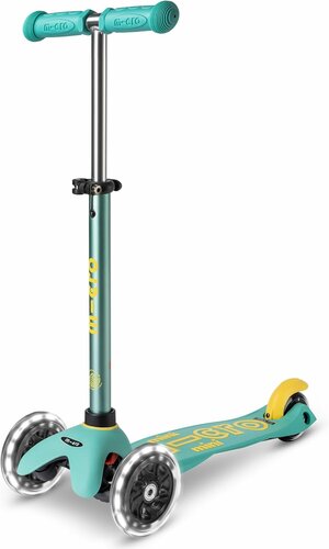 Micro Step | Mini Micro Scooter Deluxe ECO LED | Mint