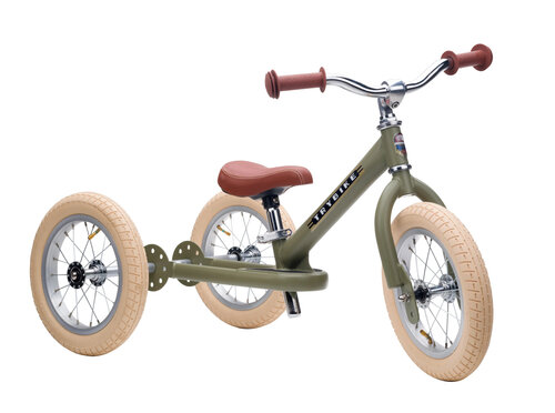 Trybike Loopfiets| Driewieler Vintage Green Mat