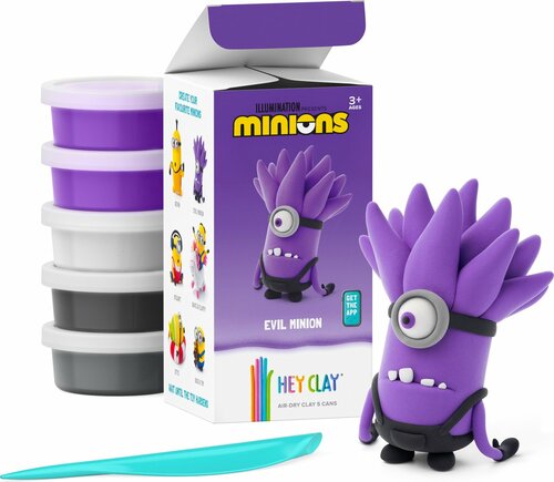 Hey Clay | Boetseerklei Minions | Evil Purple