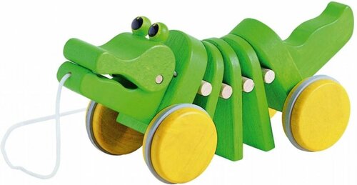 Plan Toys Dancing Alligator - Houten trekdier