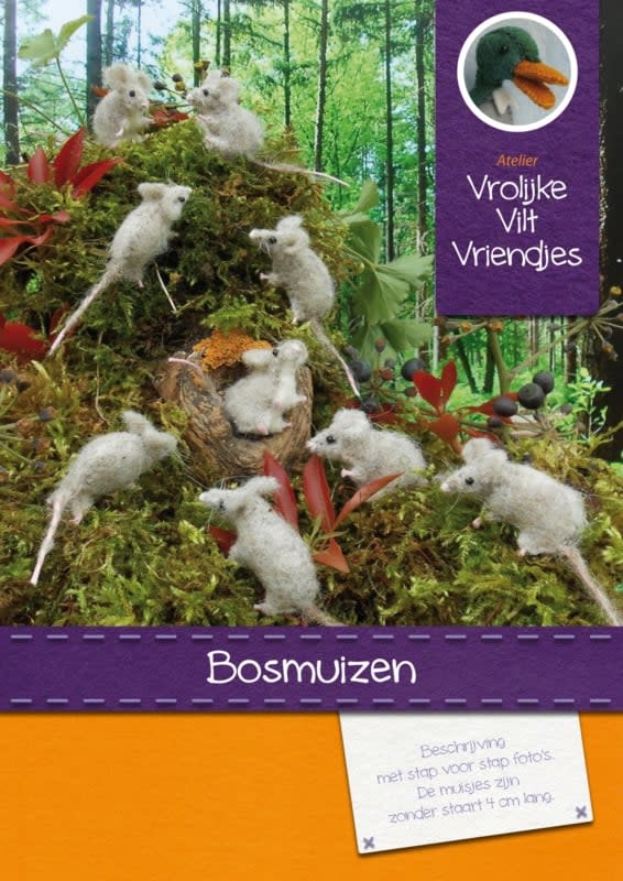 Atelier Vrolijke Vilt Vriendjes Bosmuizen | Speel je Wijs