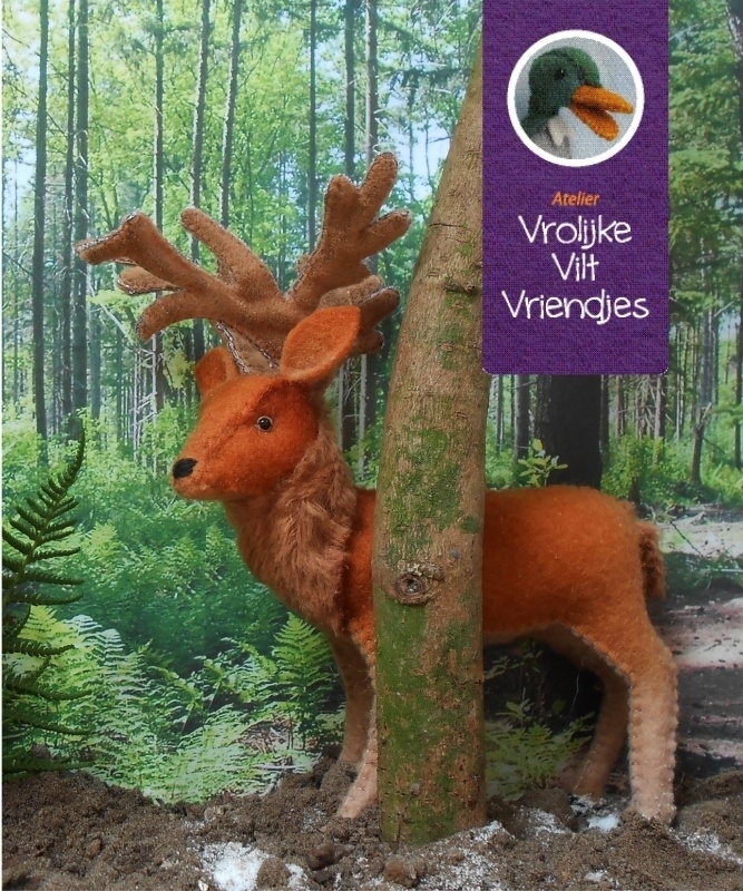Atelier Vrolijke Viltvriendjes - Hertjes In Het Bos | Speel je Wijs