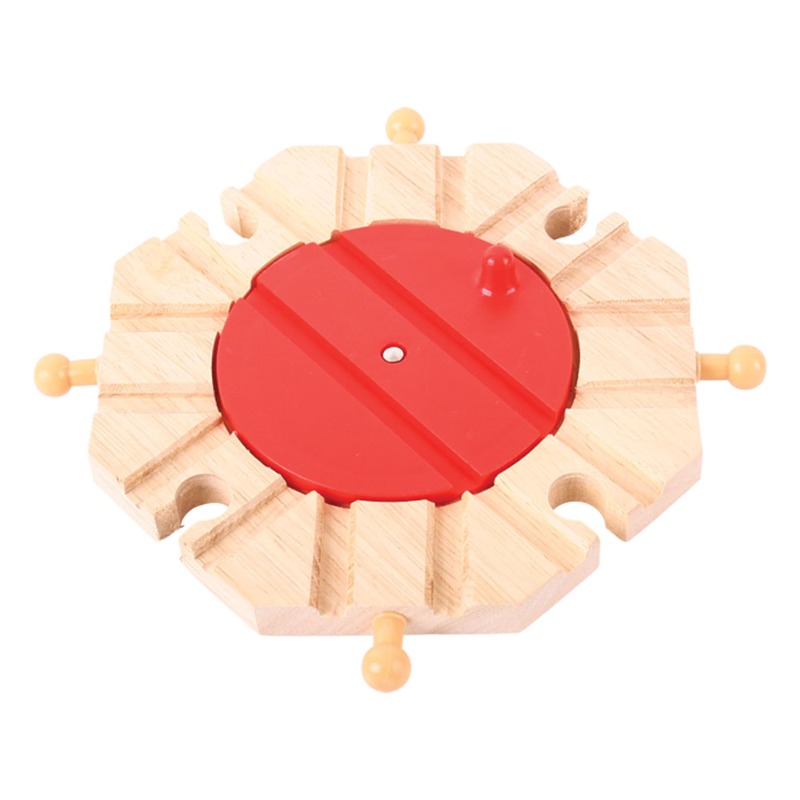 BigJigs Rail - 8 weg Draaischijf / 8 Way Turntable | Speel je Wijs