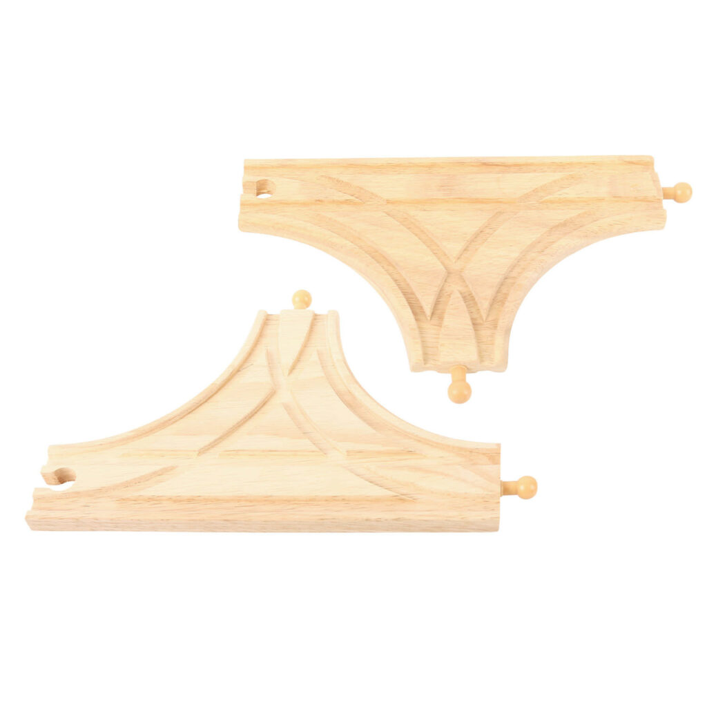 Bigjigs Rail | T-Kruising 2 Stuks | Speel je Wijs