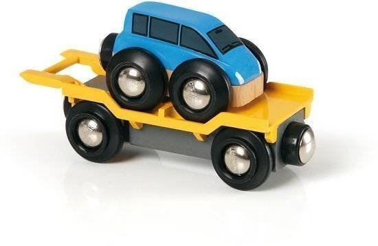 Brio Autotranssporter met oprijplaat - 33577 | Speel je Wijs