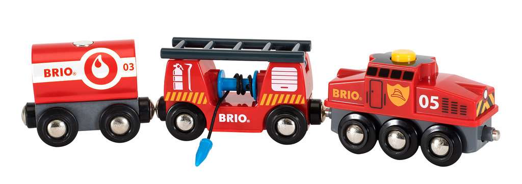 Brio Brandweer Trein – BRIO World Speelset | Speel je Wijs