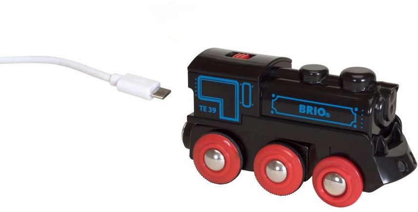 Brio Oplaadbare locomotief met mini USB kabel  | Speel je Wijs