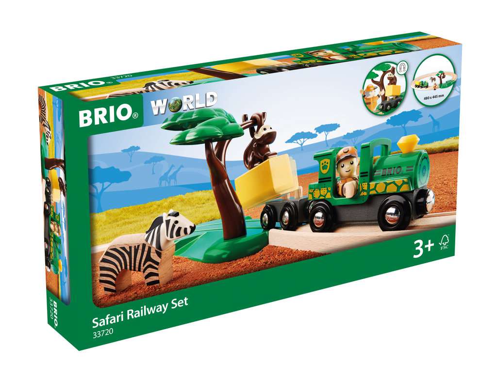 Brio Safari Railway Set - 33720 | Speel je Wijs