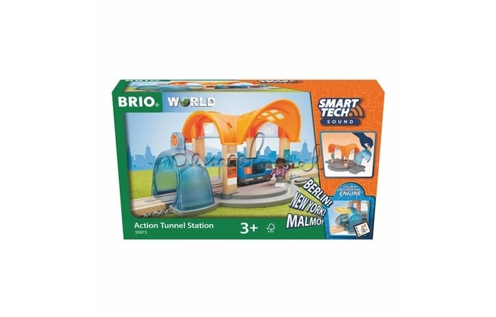 Brio - Smart tech sound action tunnel station - 33973