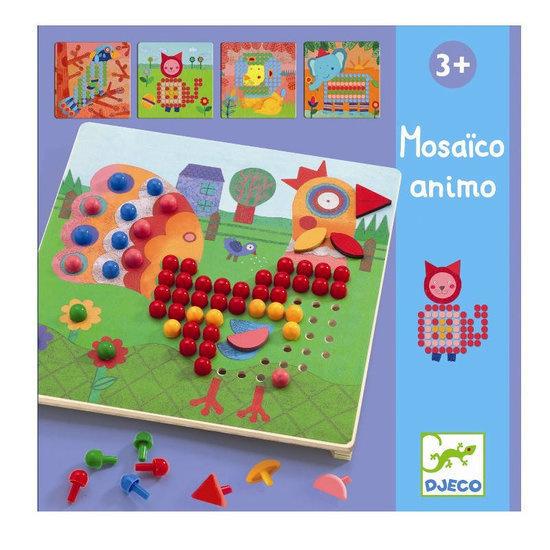 Djeco Educatief | Mozaïekspel Animo | 4+ | Speel je Wijs