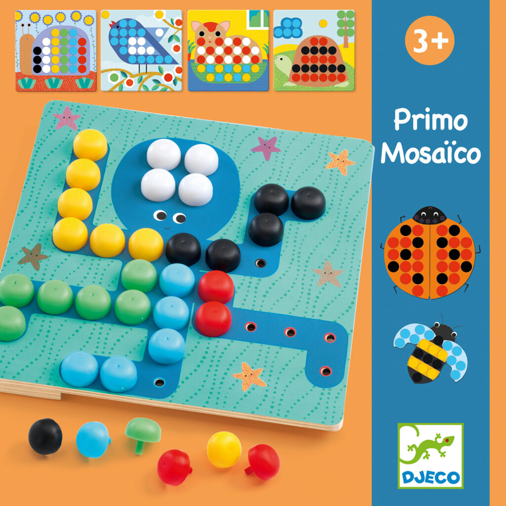 Djeco Educatief | Mozaiëkspel Primo Mosaico | Speel je Wijs