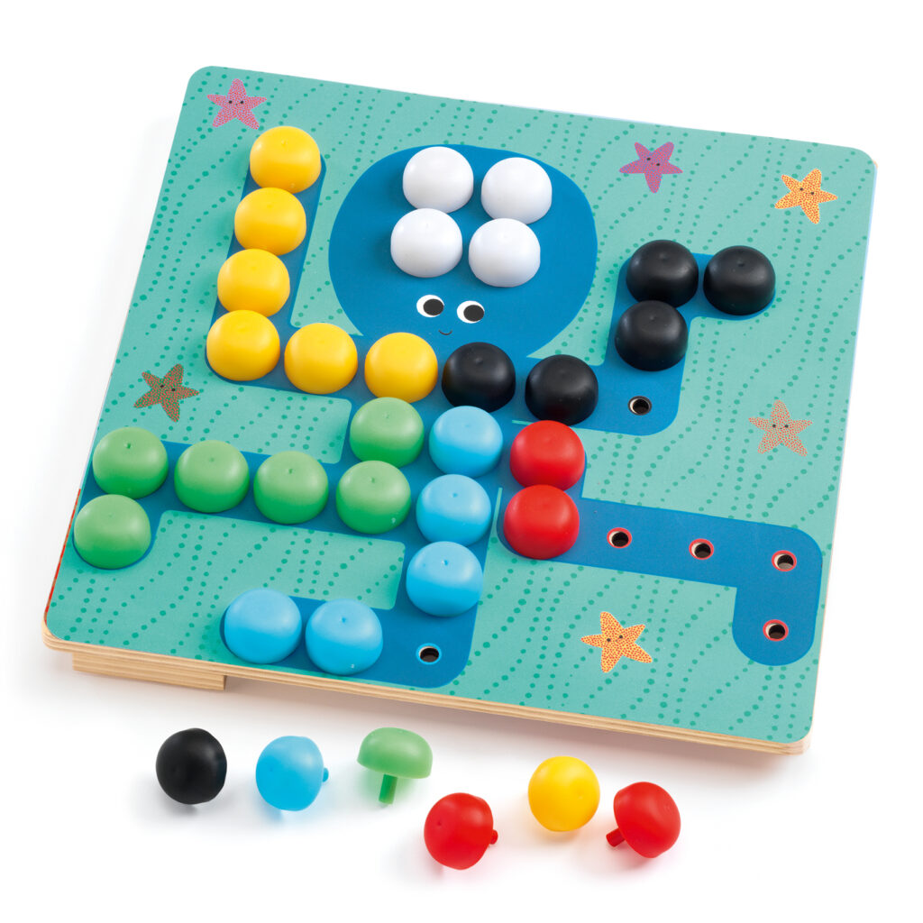 Djeco Educatief | Mozaiëkspel Primo Mosaico  | Speel je Wijs