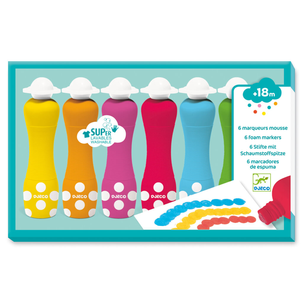 Djeco | Schuimmarkers 18mnd+ | Speel je Wijs