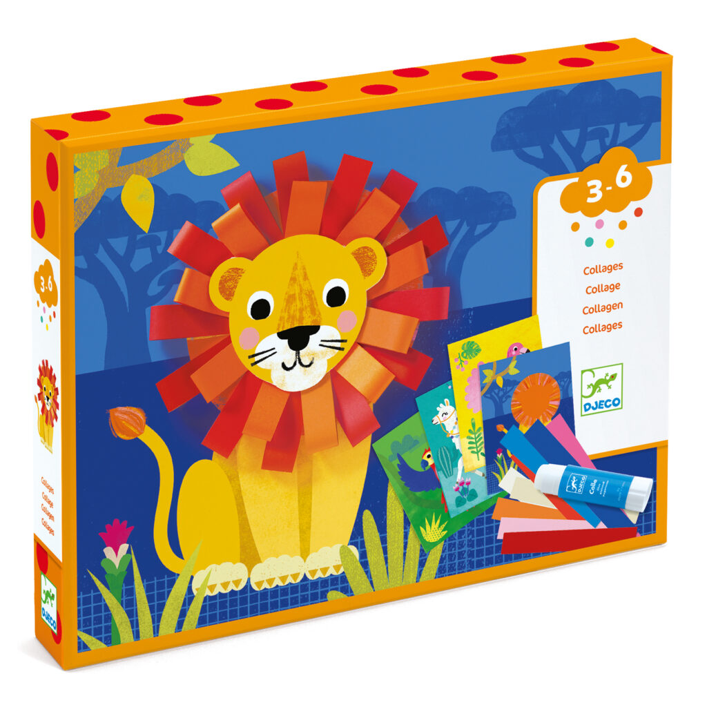 Djeco Knutselen met papier – Wilde Dieren | Speel je Wijs