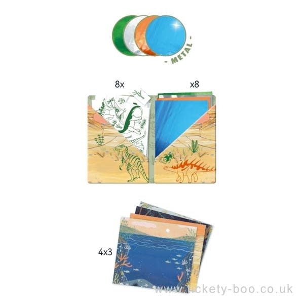 Djeco Knutselpakket Artistic Patch-Dinosaurs 6-10 jaar | Speel je Wijs