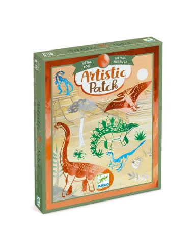 Djeco Knutselpakket Artistic Patch-Dinosaurs 6-10 jaar | Speel je Wijs