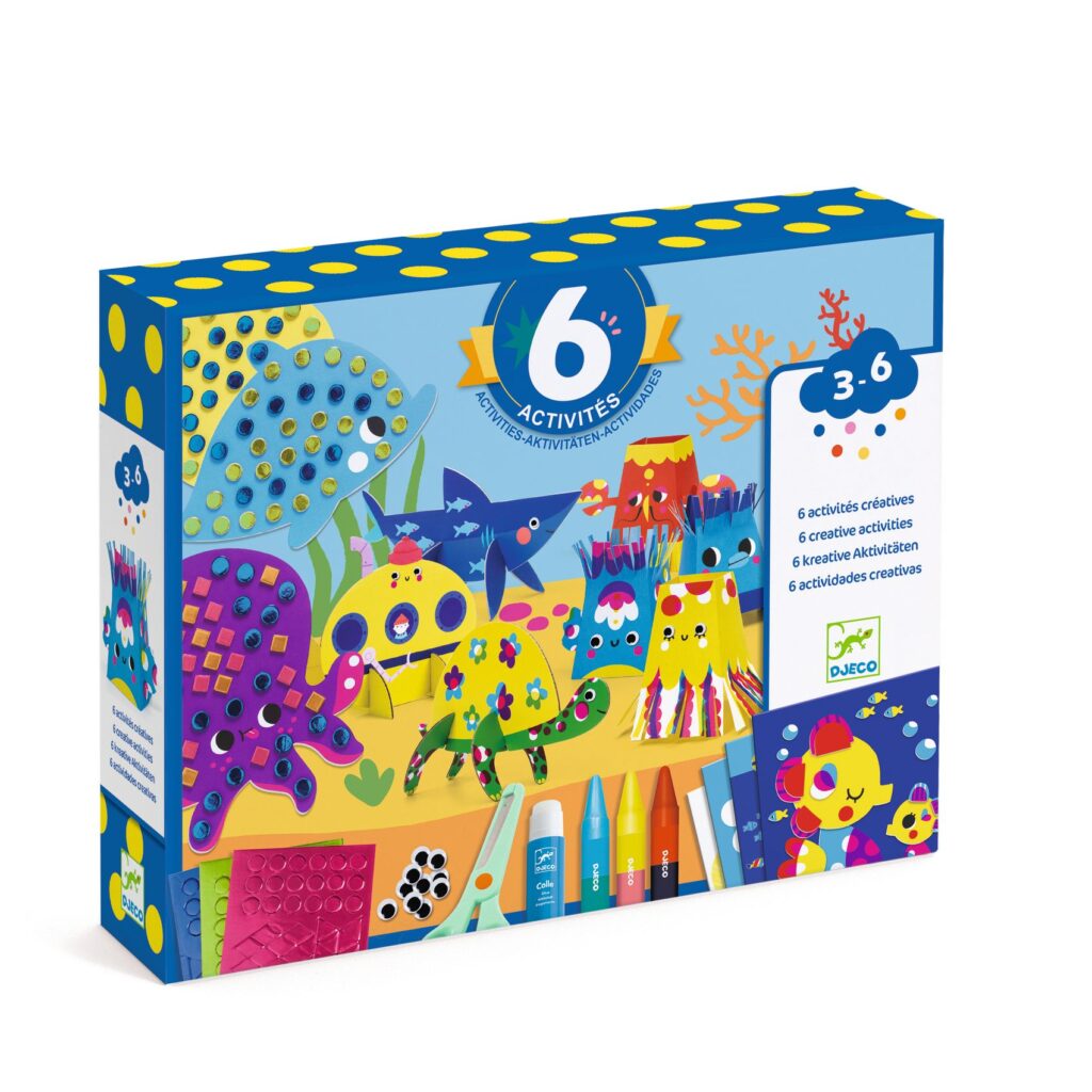 Djeco Knutselpakket-Zeeleven (6 activiteiten) | Speel je Wijs