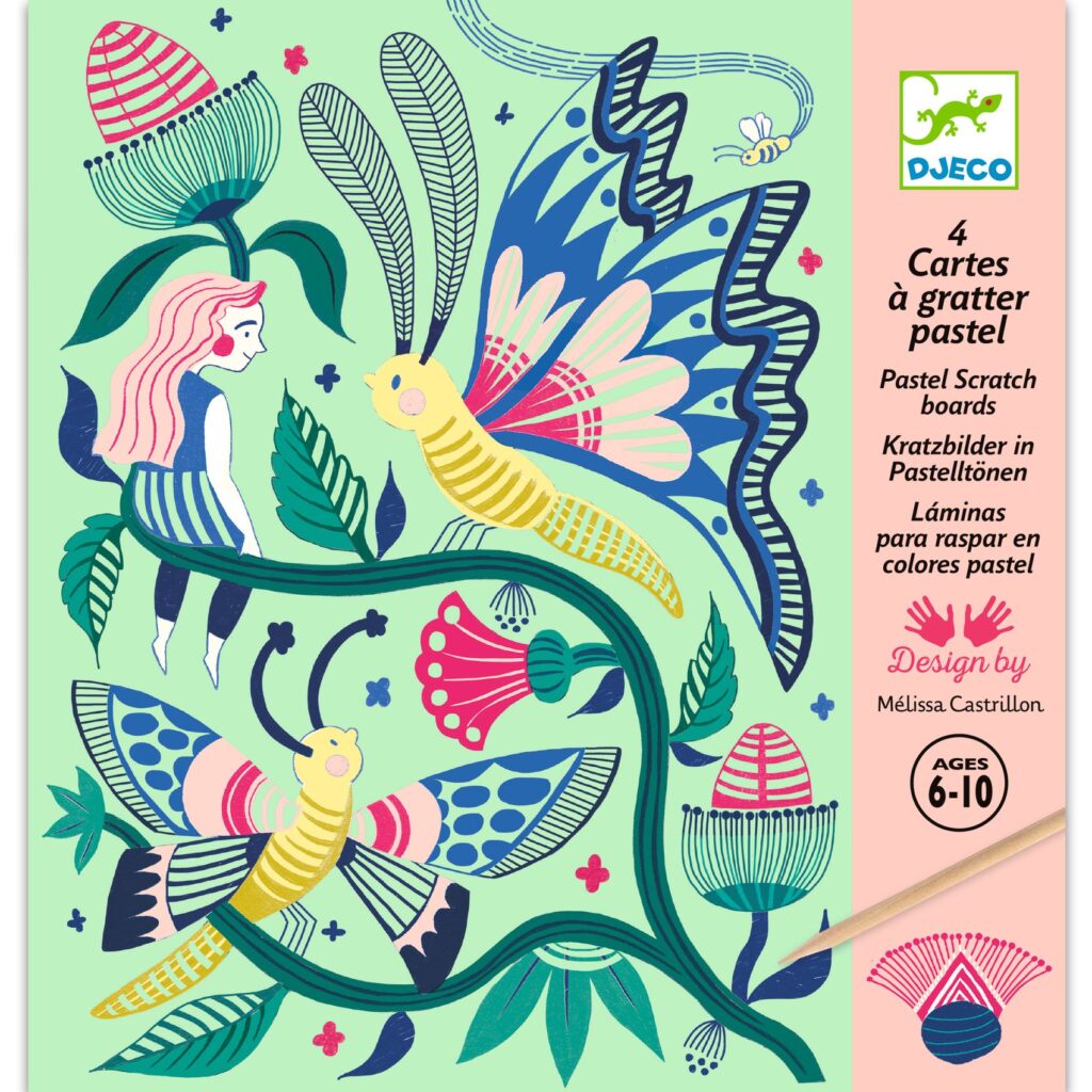 Djeco Kraskaarten | Fantasietuin | Speel je Wijs