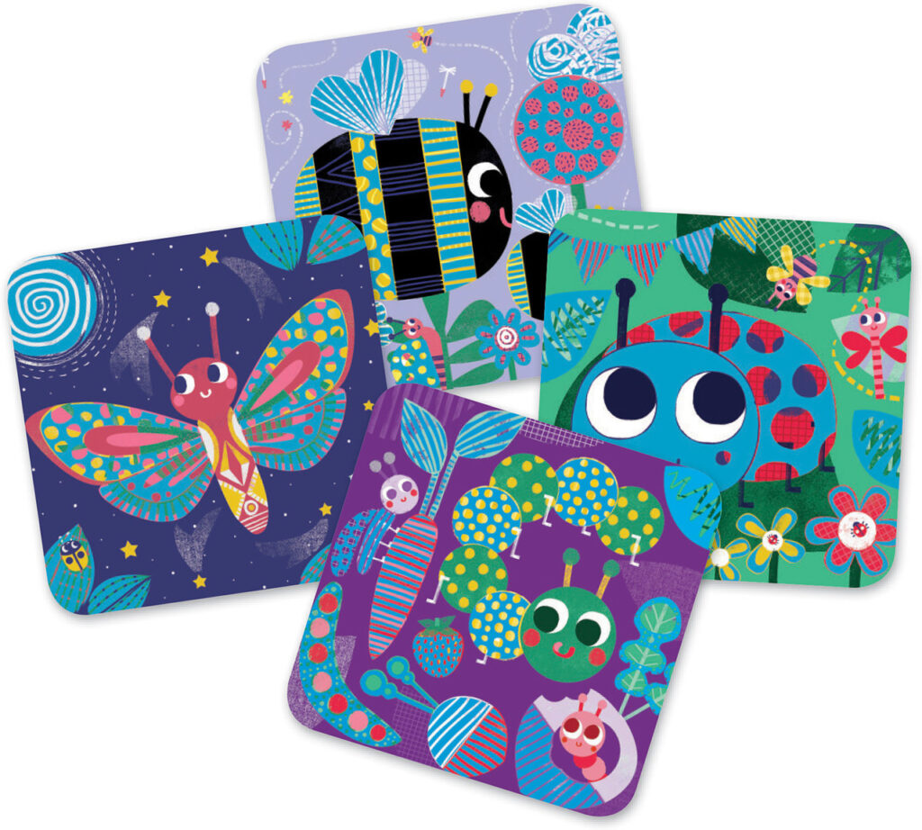 Djeco Kraskaarten | Kleine Beestjes 3-6jr | Speel je Wijs