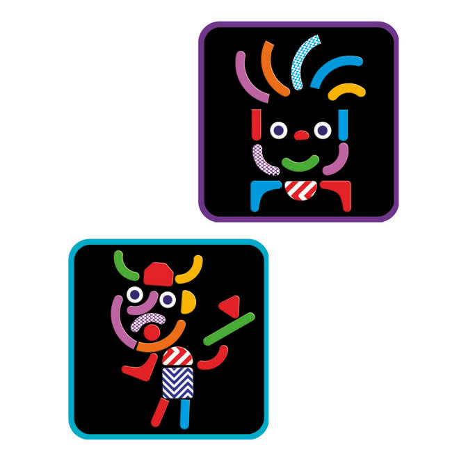 Djeco Magnétic | Magneetkoffer Geobonhomme 4+ | Speel je Wijs