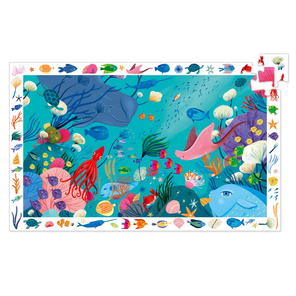 Djeco Observatiepuzzel - Aquarium 4+ | Speel je Wijs