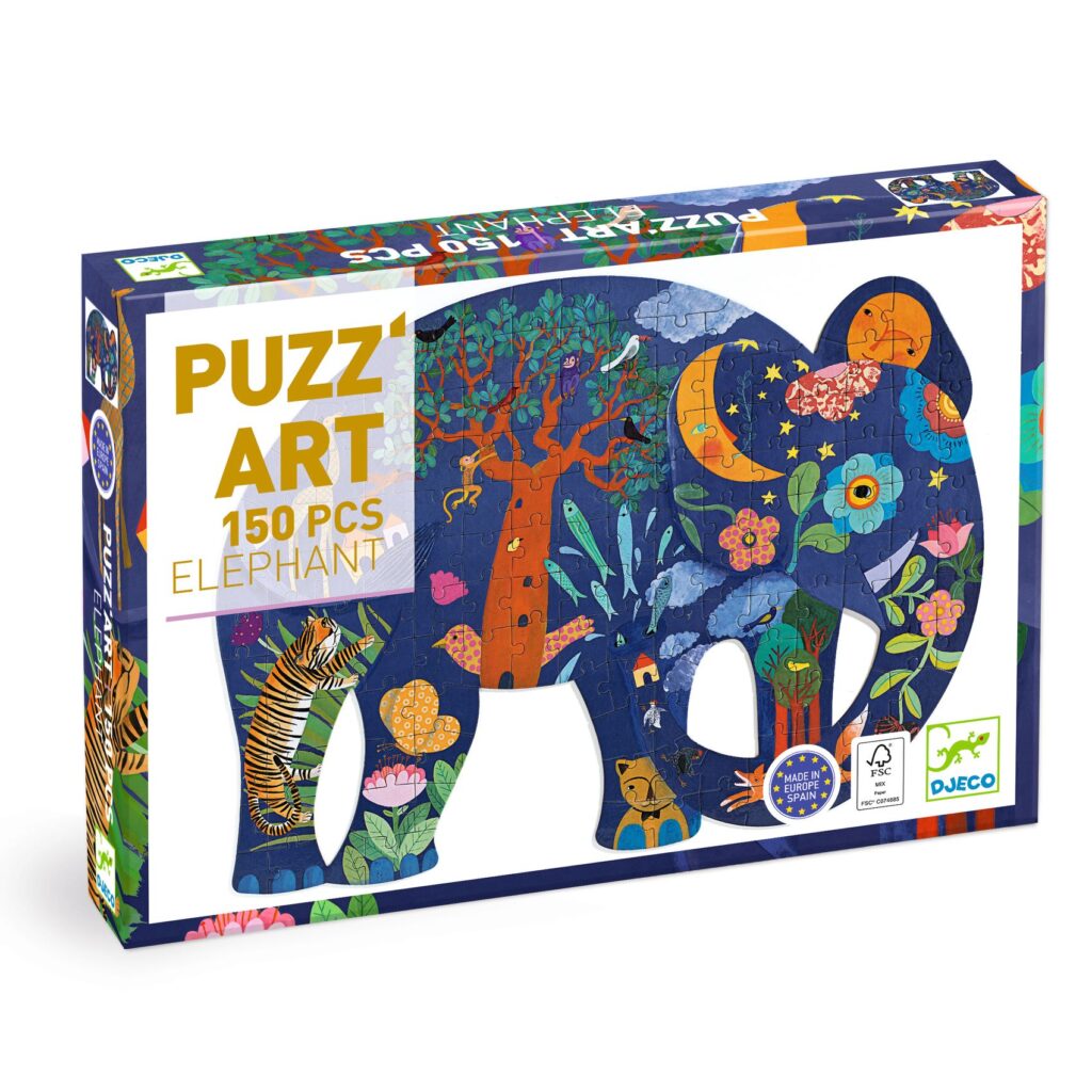 Djeco Puzz'Art Puzzel Olifant 6+ | Speel je Wijs