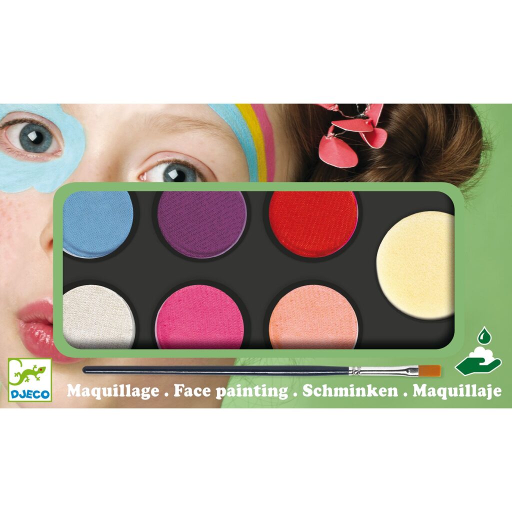 Djeco Schmink | Sweet 6 kleurenpalet| Speel je Wijs