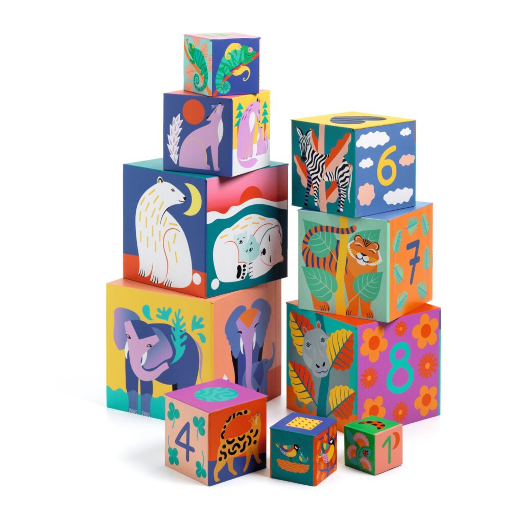 Djeco Stapelblokken - Wild Animals 1+ | Speel je Wijs