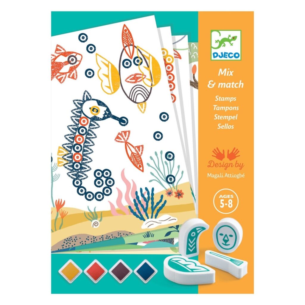 Djeco Stempelen Mix & Match - Surprising Animals 5-8jr | Speel je Wijs