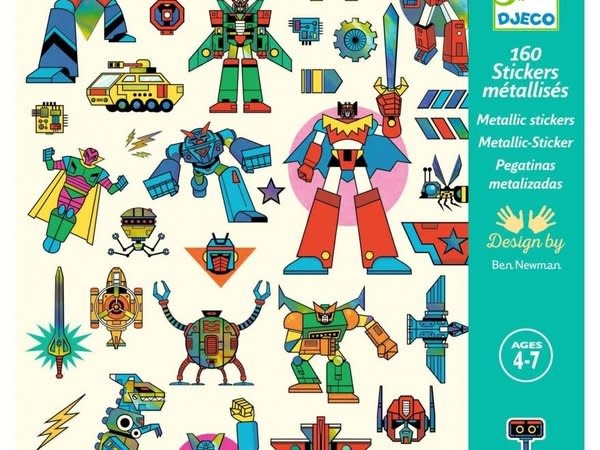 Djeco Stickers - Robots | Speel je Wijs