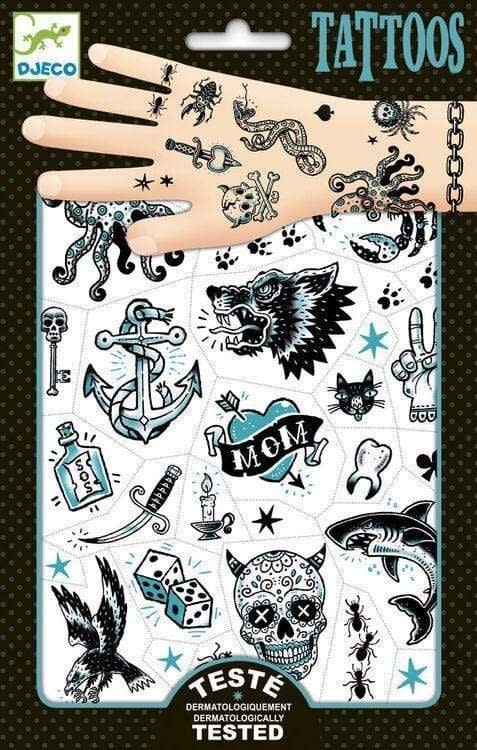 Djeco-Tattoos 50st. Dark Side | Speel je Wijs