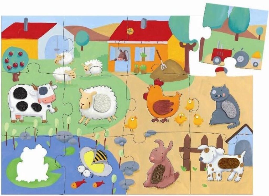 Djeco Voelpuzzel Op de Boerderij 3+ | Speel je Wijs