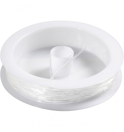 Elastisch Draad rond 1mm Transparant | Speel je Wijs