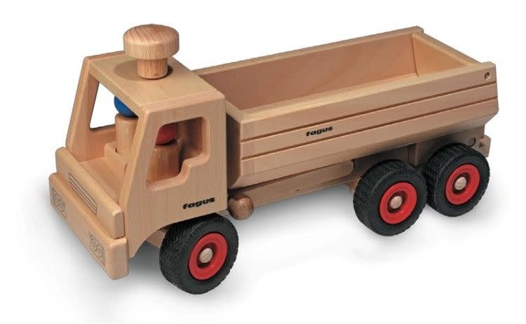 Fagus Houten Vrachtauto "De Kiepwagen" 3+ | Speel je Wijs