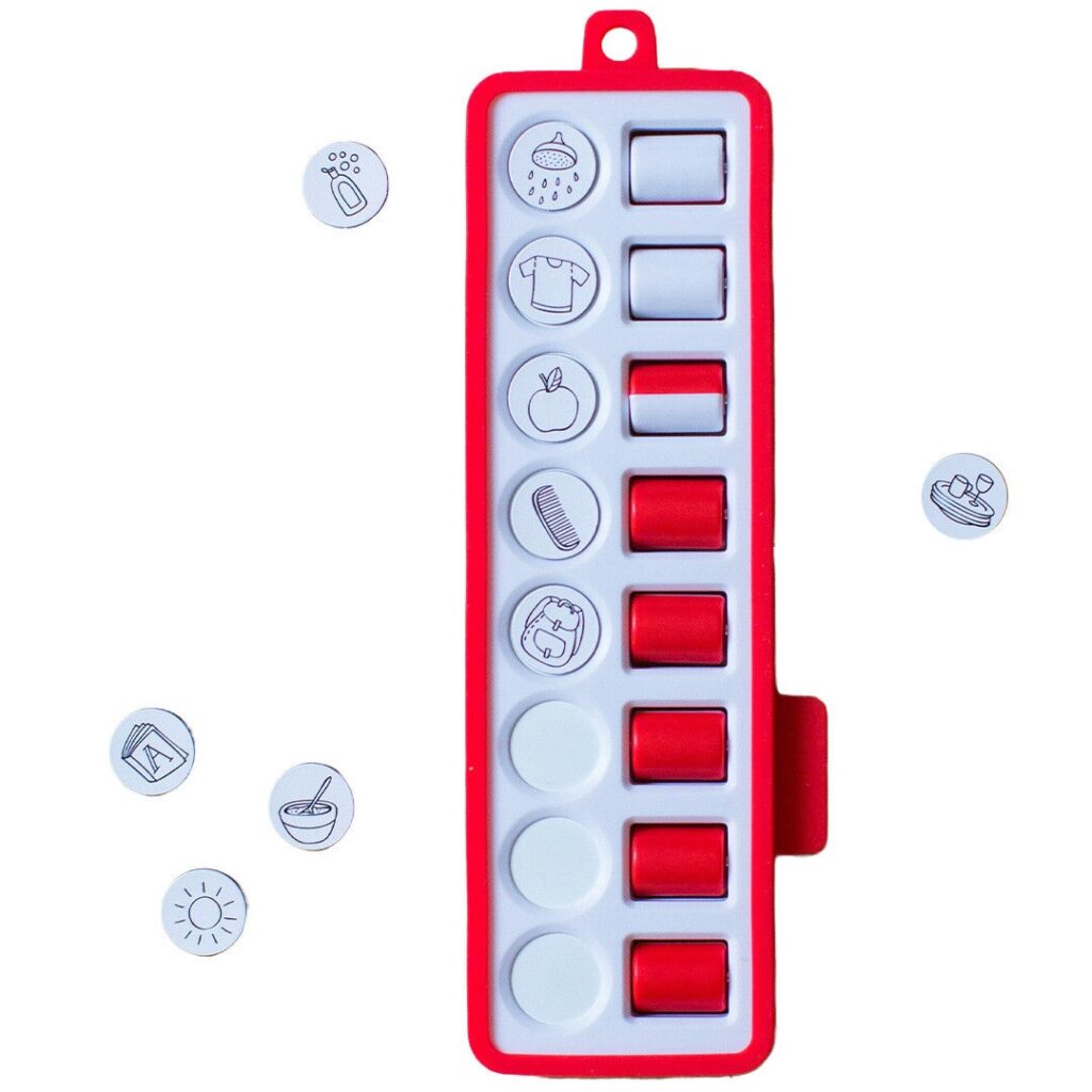 Gezinnig Checkpad Rood | Speel je Wijs