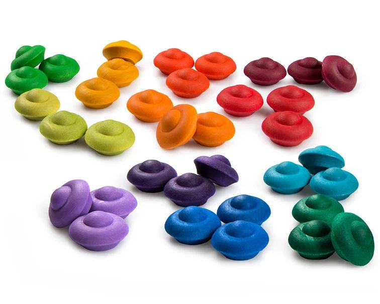Grapat Houten Regenboog Bloemen | Speel je Wijs