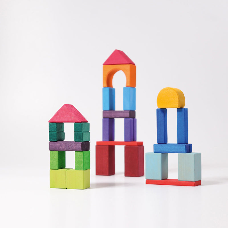 Grimm's Gekleurde Blokken - 30 Stuks | Speel je Wijs