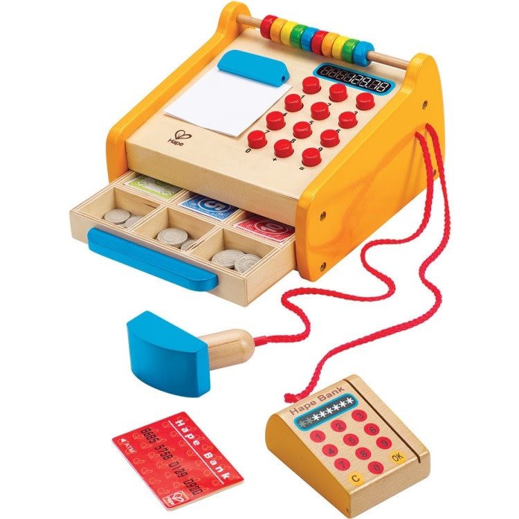 Hape | Kassa Checkout Register | Speel je Wijs