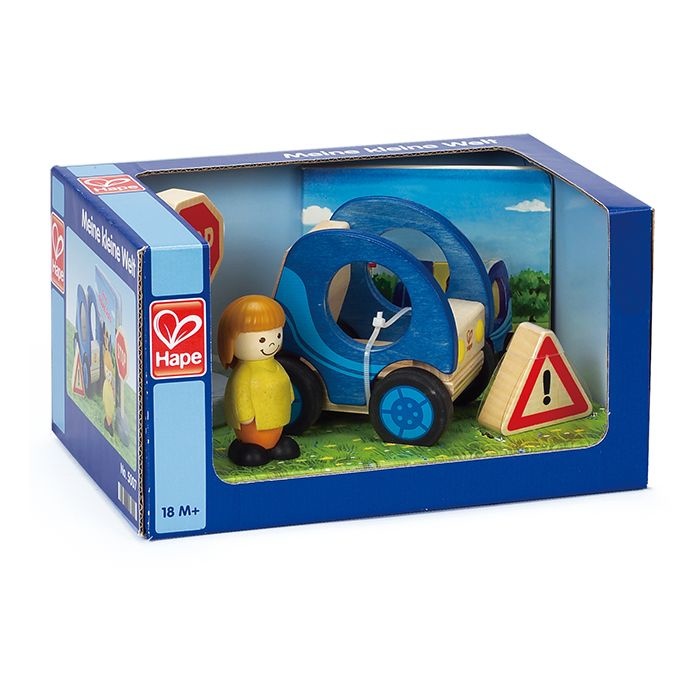 Hape Mijn kleine wereld-Smart Car & Driver | Speel je Wijs