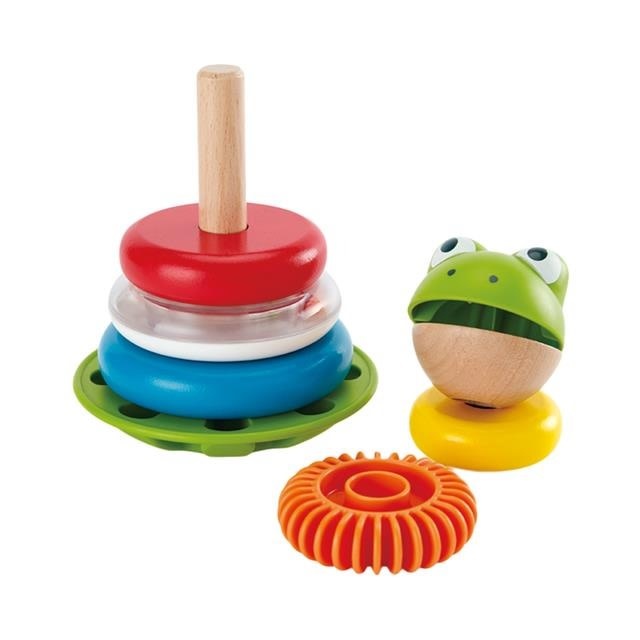 Hape  Stapeltoren - Mr.Kikker 12mnd+| Speel je Wijs